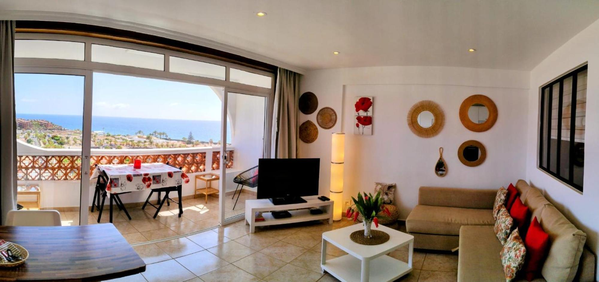 Palm-Mar Appartement Celeste 250M De L'Ocean Vue Mer Panoramique المظهر الخارجي الصورة
